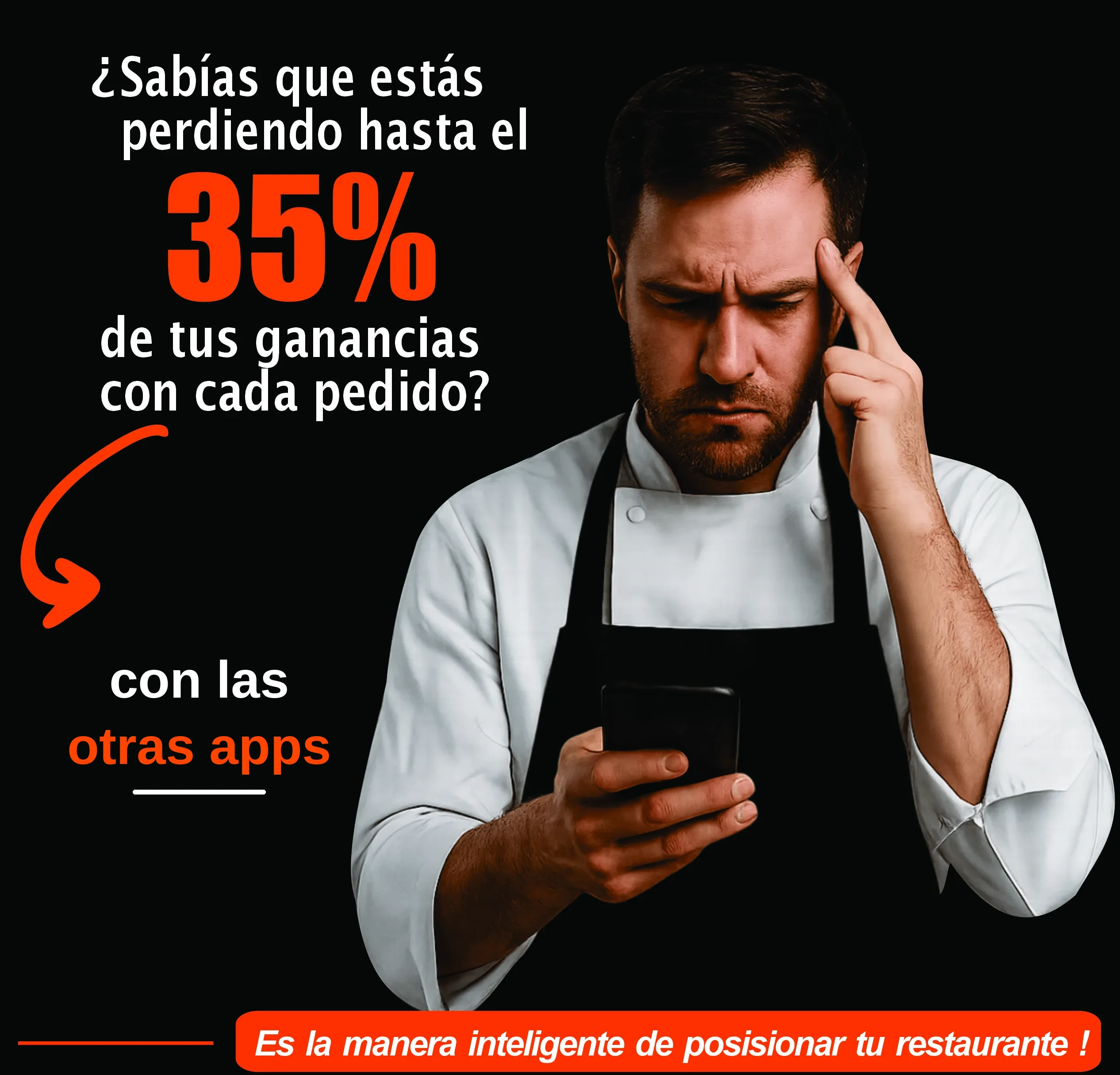 Did you know you are losing up to 35% of your profit on every order with the other apps?
